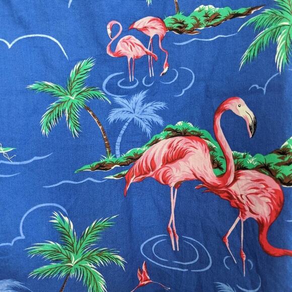 LF Furst of a Kind Flamingo Button Down Tank Top - Picture 5 of 6